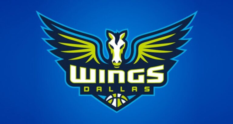 Dallas Wings Blue Background